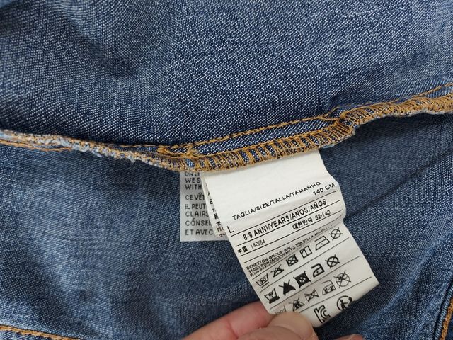 Cazadora vaquera niña Benetton