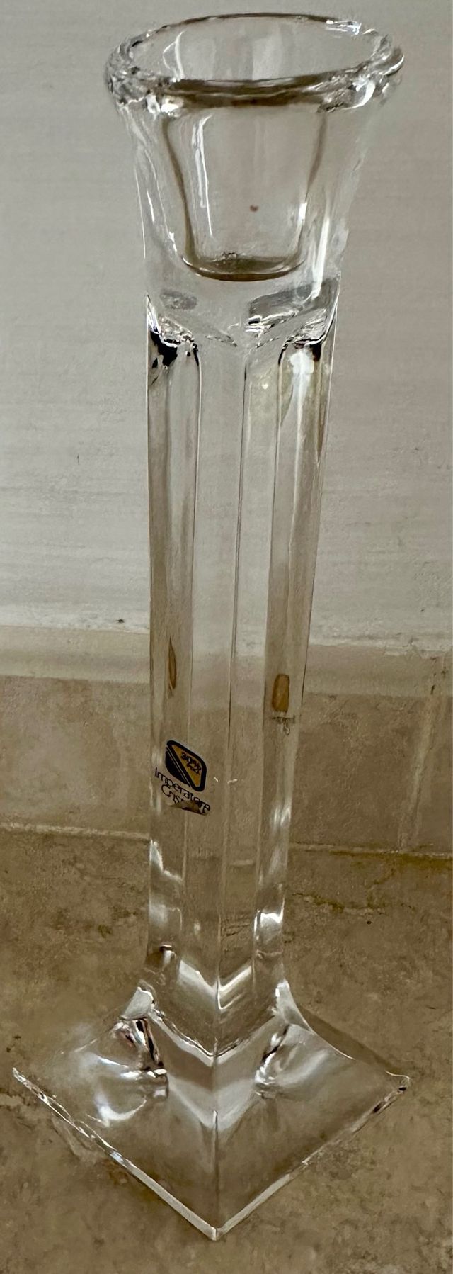 Set cristallo imperatore candeliere e vaso