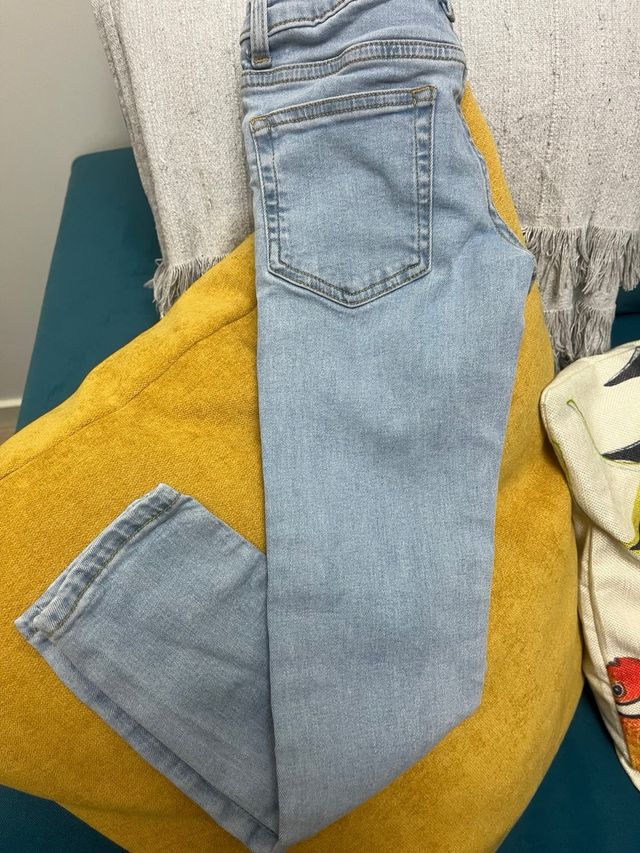 Vaquero Mango skinny niño azul