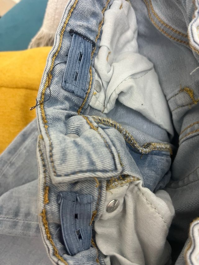 Vaquero Mango skinny niño azul