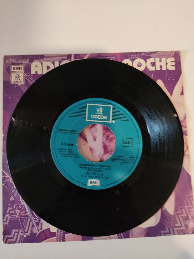 Vinilo Wings Goodnight tonight