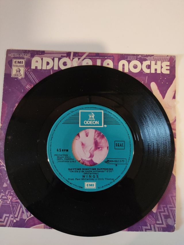 Vinilo Wings Goodnight tonight