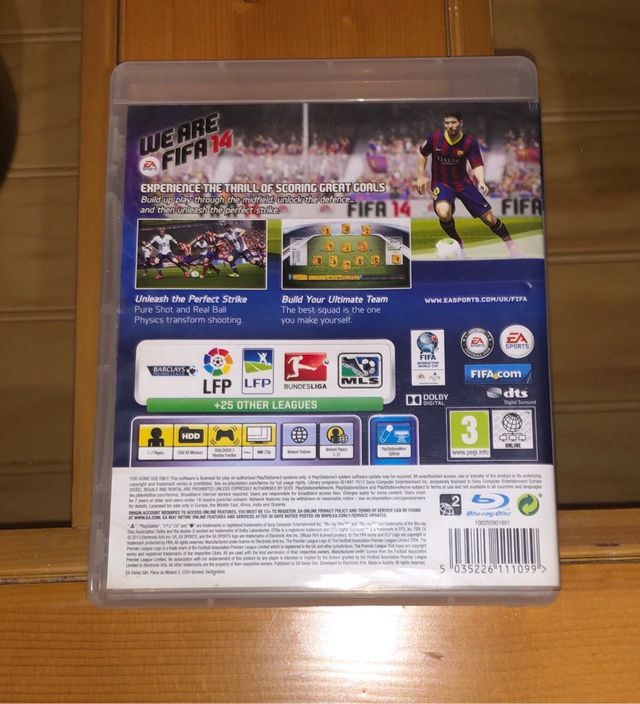 Juego Ps3 Fifa 14