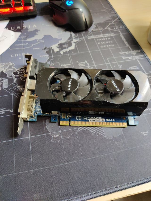 Gt 430 GPU Nvidia tarjeta gráfica