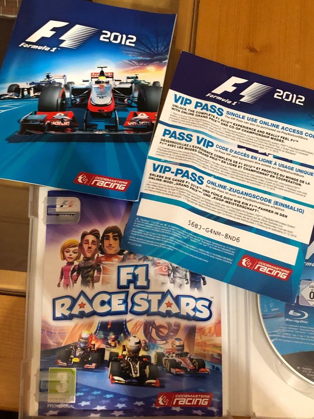 Juego Ps3 Formula 1 2012