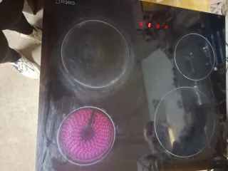 Placa de vitroceramica de 4 fuegos