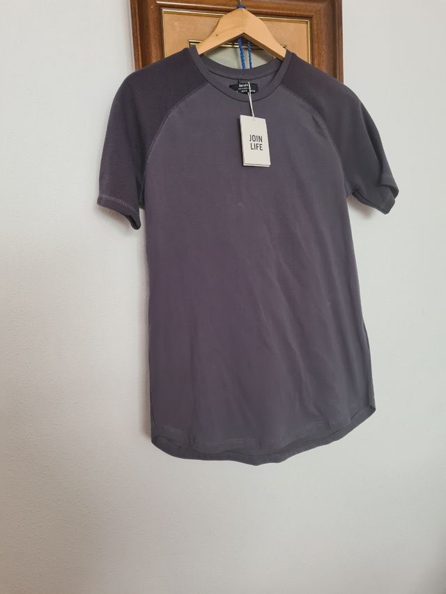 Camiseta nueva Bershka S Gris 6 euros