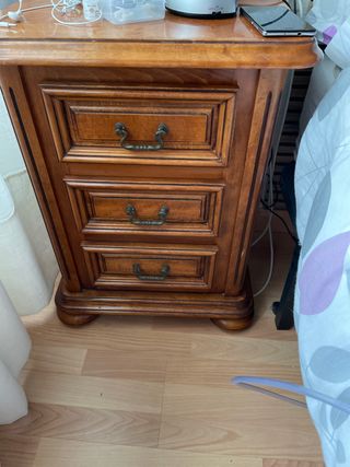 Conjunto dormitorio mesillas y armario