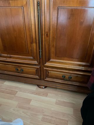 Conjunto dormitorio mesillas y armario