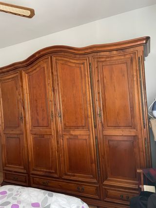 Conjunto dormitorio mesillas y armario