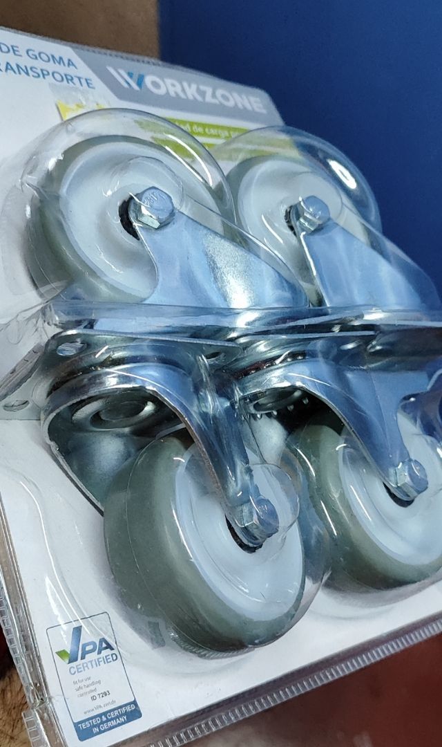 Ruedas de goma para transporte