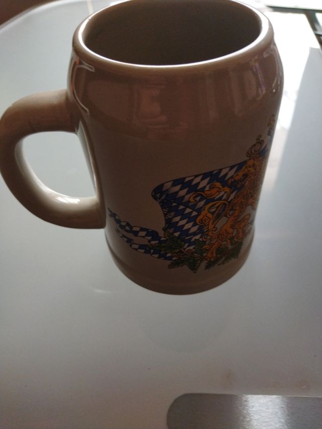 Boccale in ceramica porcellanata birra bavarese