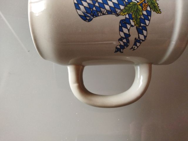 Boccale in ceramica porcellanata birra bavarese