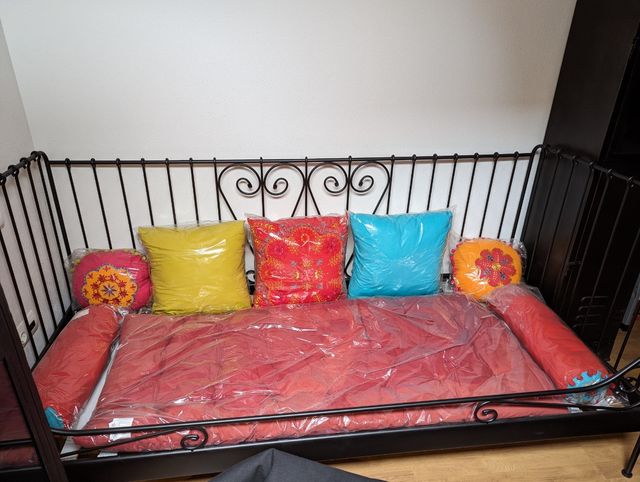 Juego cojines s y colchoncillo banco