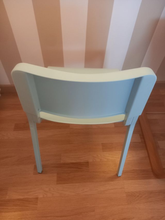 Silla cuarto turquesa
