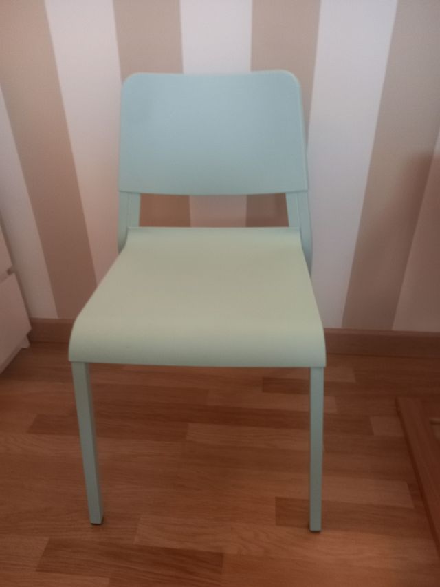 Silla cuarto turquesa