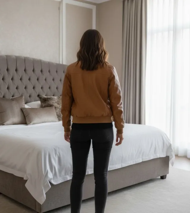 Chaqueta de piel auténtica unisex