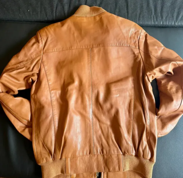 Chaqueta de piel auténtica unisex