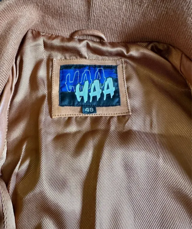 Chaqueta de piel auténtica unisex