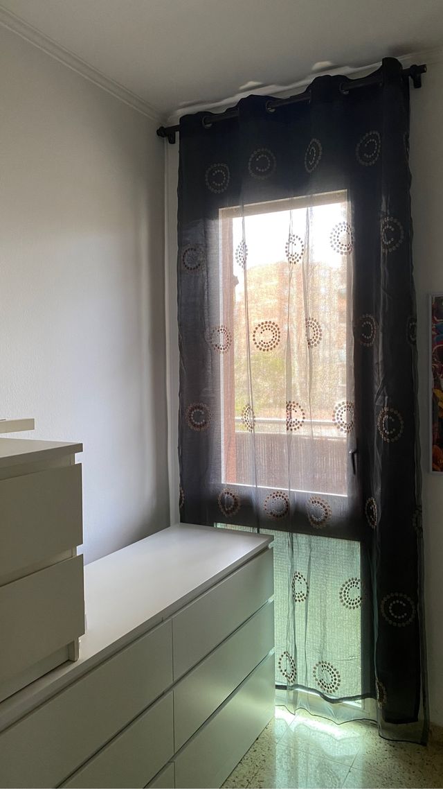 cortina translúcida doble capa