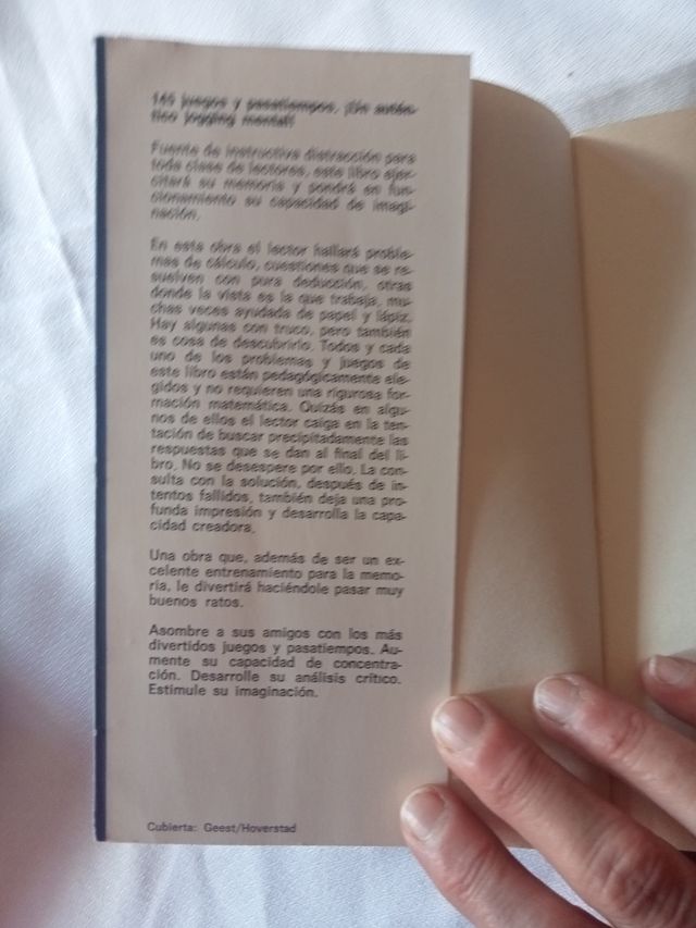 Libro " Juegos de ingenio"