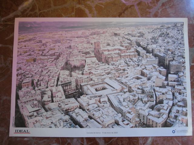GRANADA NEVADA AÑOS 2003 LAMINA