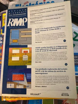 Revistas MSX, programacion y electronica
