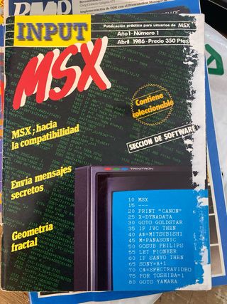 Revistas MSX, programacion y electronica