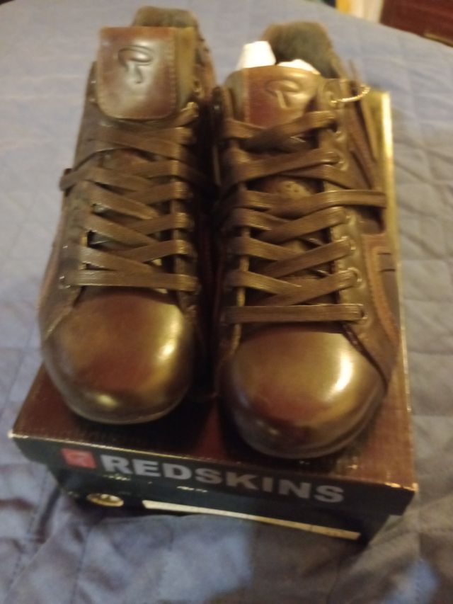 Sneakers n.41 in pelle "Redskins"