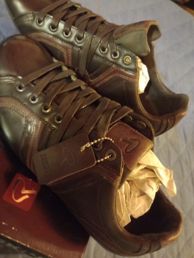 Sneakers n.41 in pelle "Redskins"