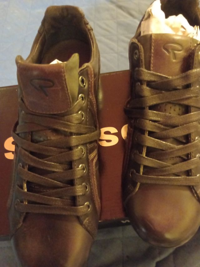 Sneakers n.41 in pelle "Redskins"