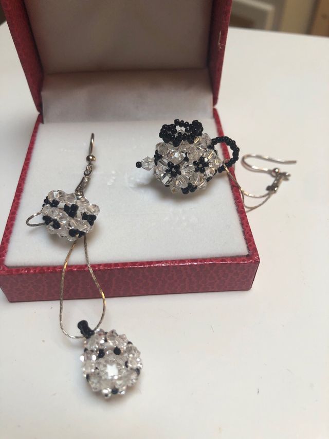 Orecchini pendenti artigianali teiera e tazzina