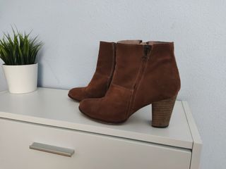 Botines piel ante