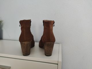 Botines piel ante