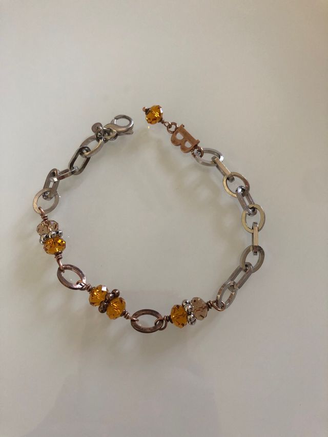 Bracciale con pietre color ambra Boccadamo