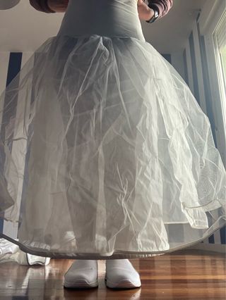 Cancan novia crudo Talla36-38