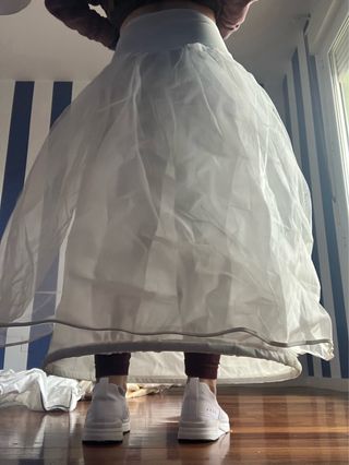 Cancan novia crudo Talla36-38