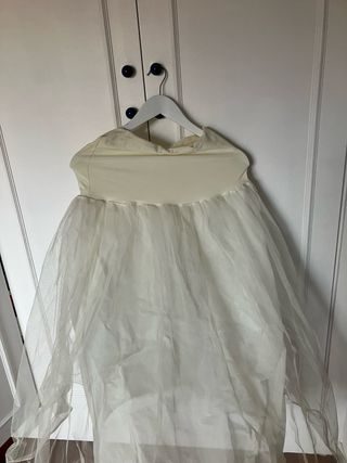 Cancan novia crudo Talla36-38
