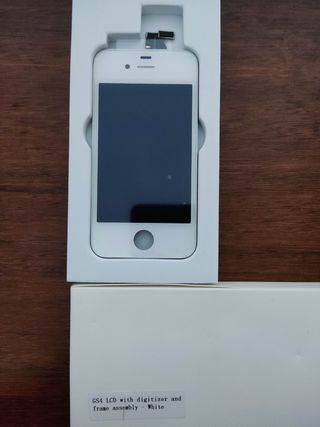 Pantalla Iphone 4 s blanca