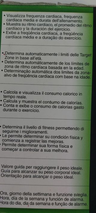Polar cardiofrequenzimetro 