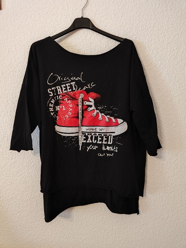 Camiseta manga francesa mujer talla 46 