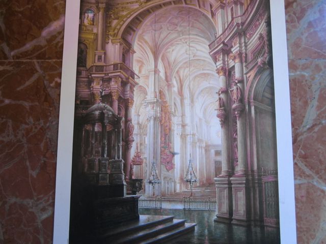 CATEDRAL DE GRANADA LAMINA ANTIGUA