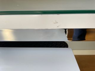 Mesa de estudio 140x70. 3cm de grosor.Con cristal