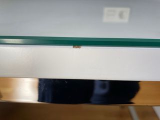 Mesa de estudio 140x70. 3cm de grosor.Con cristal