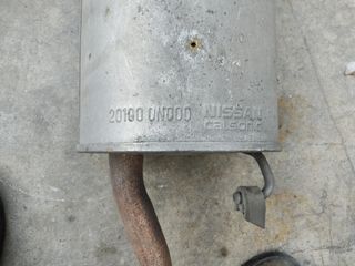 159306 TUBO ESCAPE TRASERO NISSAN ALMERA