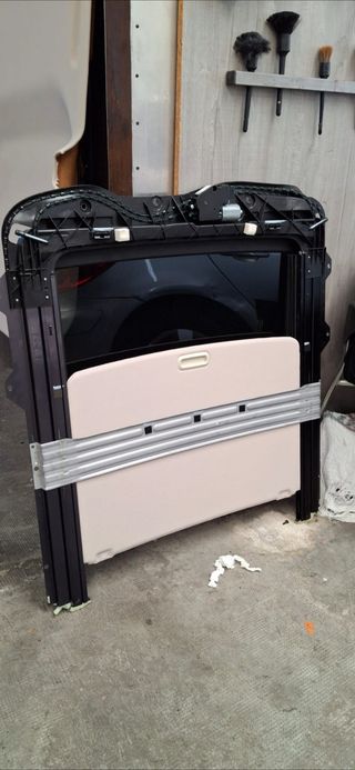 Tapicería de coche techo puertas asientos volante