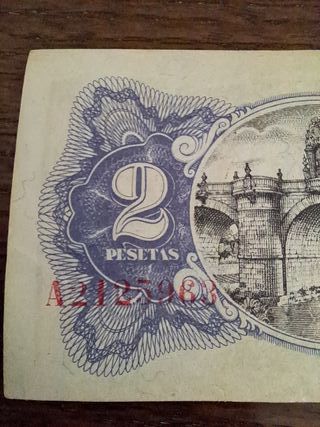 Billete 2 PESETAS 1938 REPUBLICA ESPAÑOLA