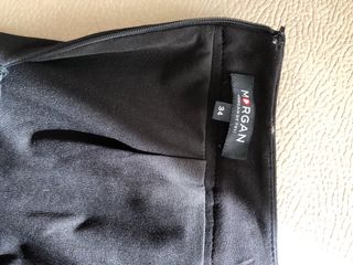 Falda Morgan negra midi