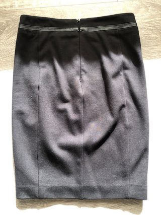 Falda Morgan negra midi