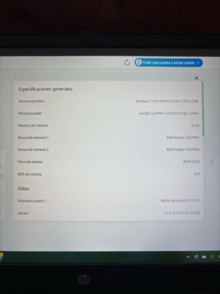 Portatil HP Pavilion Gaming 15 - cx0000ns